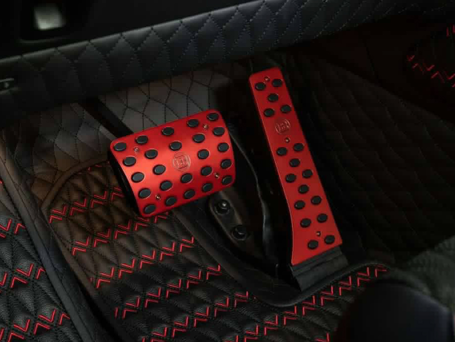 Mercedes G-Class W464 W463A Pedal Covers Red Brabus Style